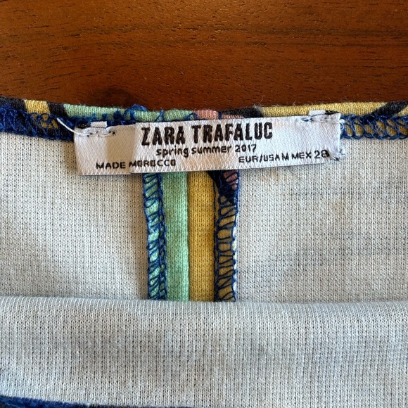 Zara Vibrant Print Bodycon Midi Dress - Picture 5 of 6